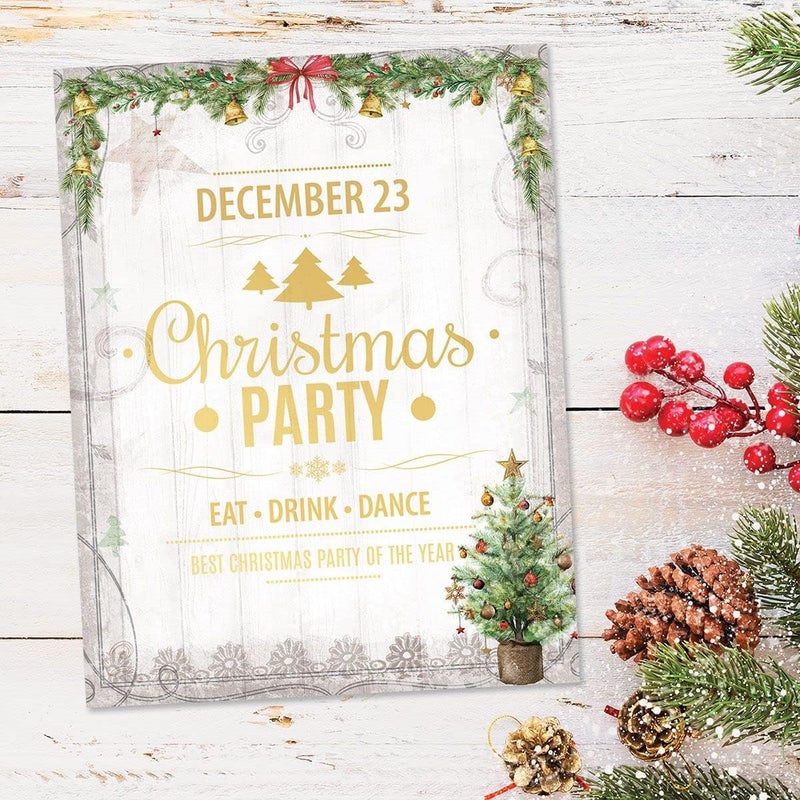 Current Tiny Trees Holiday Letter Paper - Set of 25 Christmas stationery papers are 8 1/2" x 11", compatible computer paper - Image 3